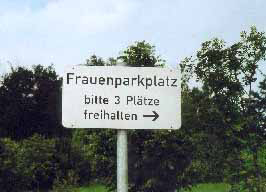frauenparkplatz